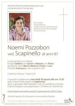 Noemi Pozzobon ved. Scapinello