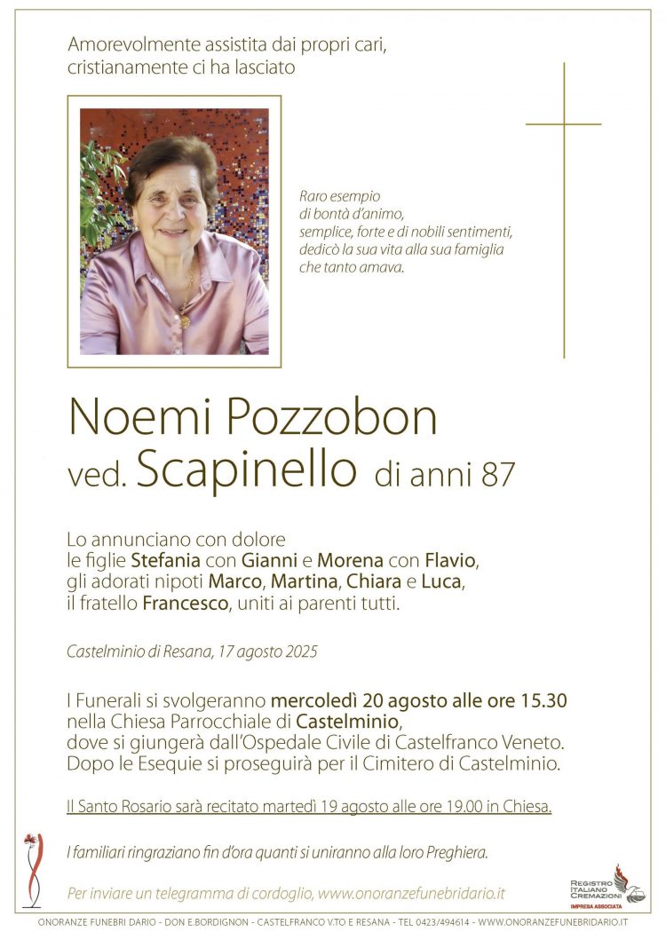 Noemi Pozzobon ved. Scapinello