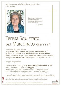 Teresa Squizzato ved. Marconato