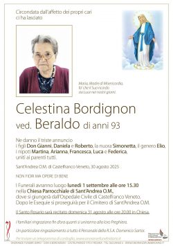 Celestina Bordignon ved. Beraldo
