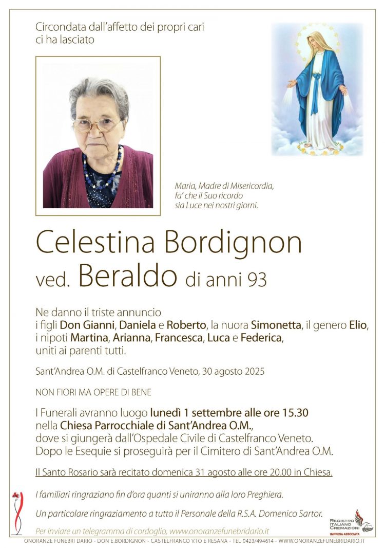 Celestina Bordignon ved. Beraldo