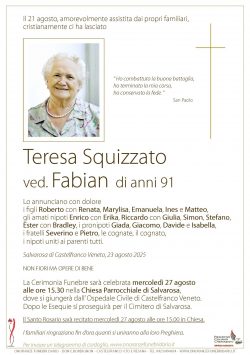 Teresa Squizzato ved. Fabian