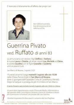 Guerrina Pivato ved. Ruffato