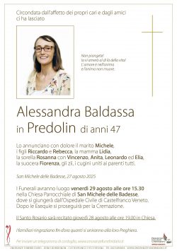 Alessandra Baldassa in Predolin
