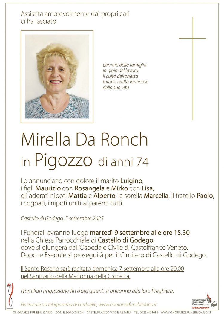 Mirella da Ronch in Pigozzo