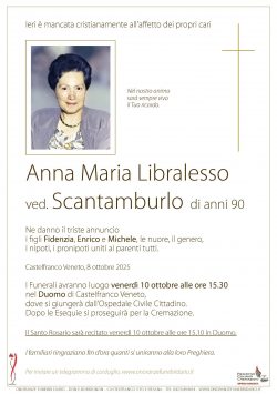 Anna Maria Libralesso ved. Scantamburlo