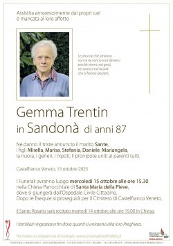 Gemma Trentin in Sandonà