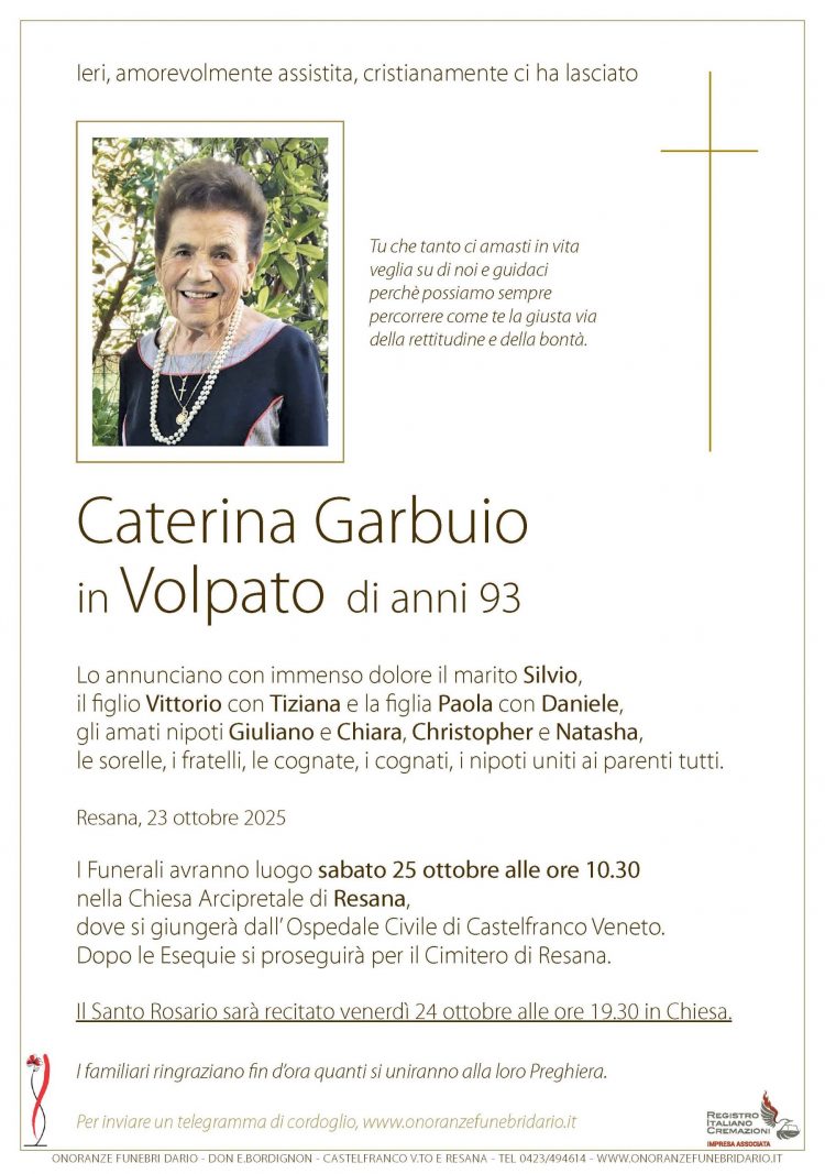 Caterina Garbuio in Volpato