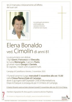 Elena Bonaldo ved. Cimolin