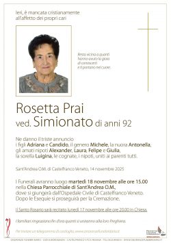 Rosetta Prai ved. Simionato