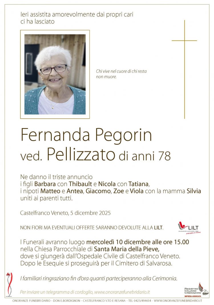 Fernanda Pegorin ved. Pellizzato