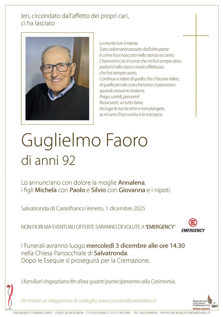 Guglielmo Faoro