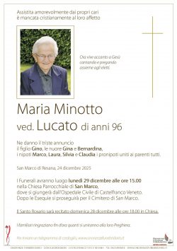 Maria Minotto ved. Lucato