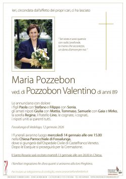 Maria Pozzebon ved. di Pozzobon Valentino
