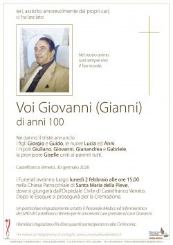 Voi Giovanni (Gianni)