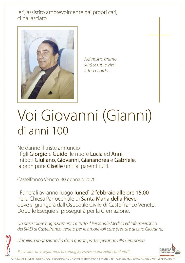 Voi Giovanni (Gianni)