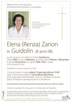 Elena (Renza) Zanon in Guidolin