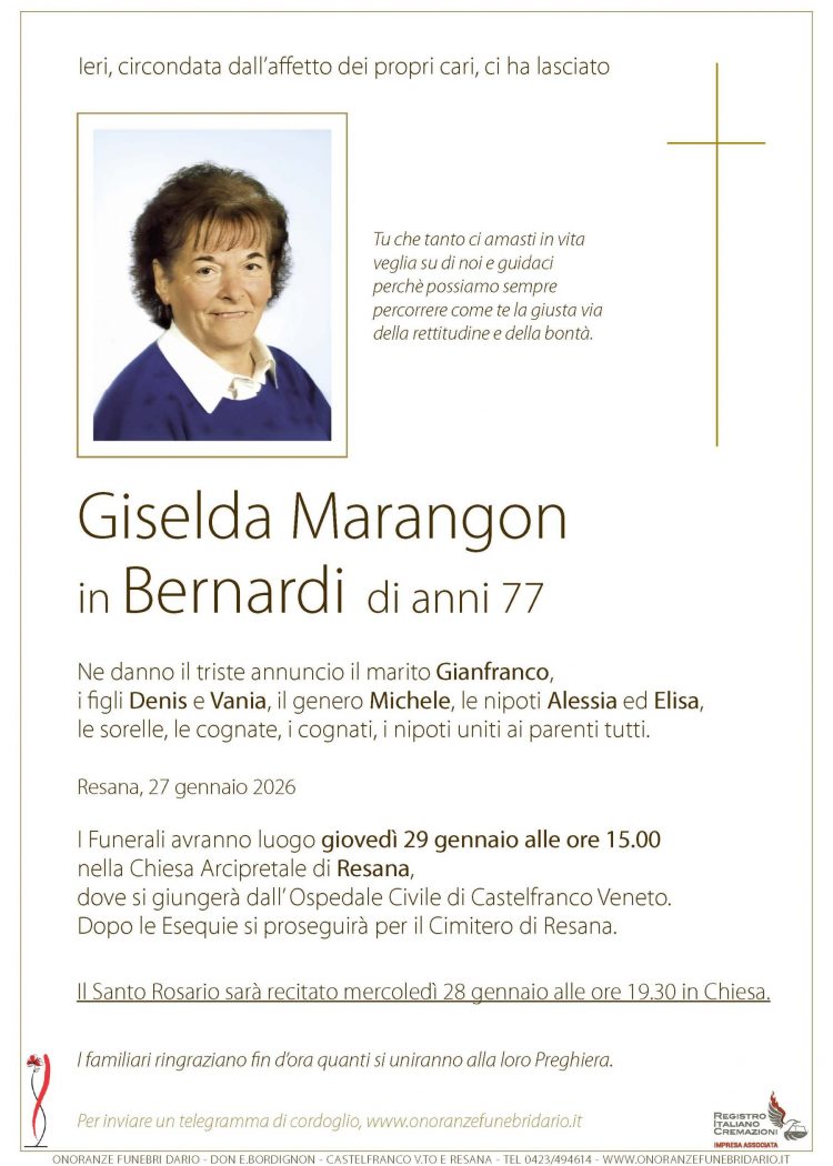Giselda Marangon in Bernardi