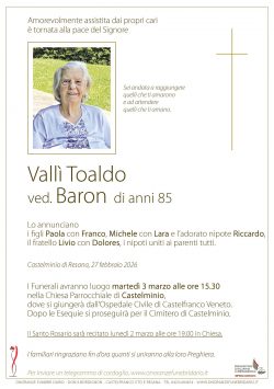 Vallì Toaldo ved. Baron