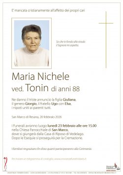 Maria Nichele ved. Tonin