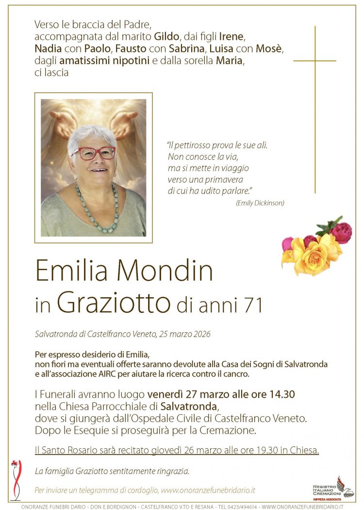 Emilia Mondin in Graziotto