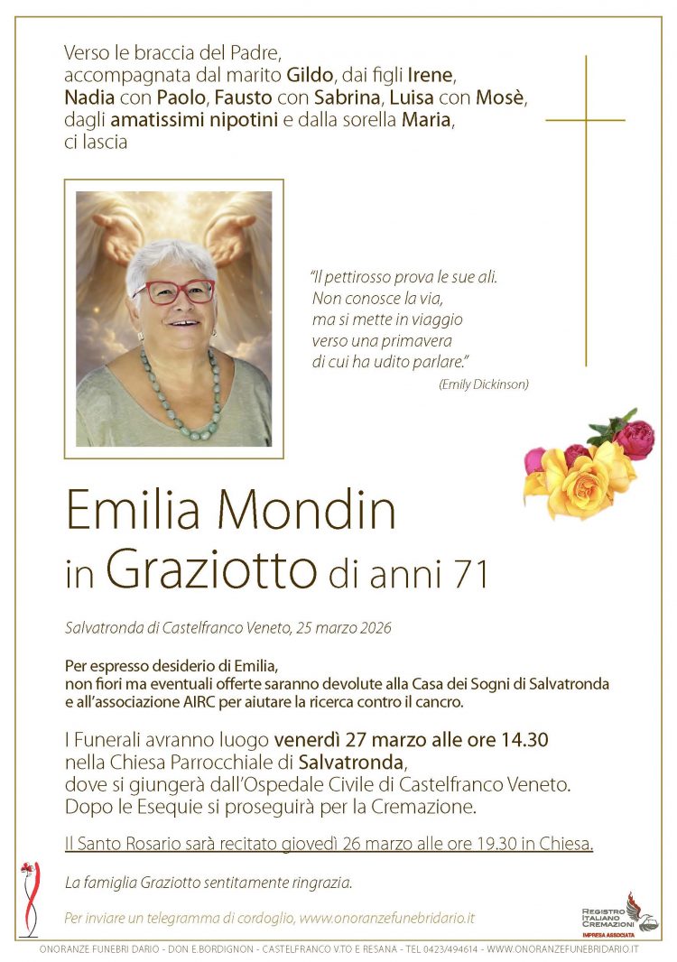 Emilia Mondin in Graziotto