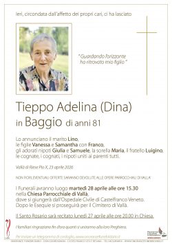 Tieppo Adelina (Dina) in Baggio