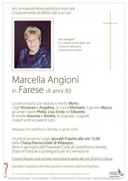 Marcella Angioni in Farese
