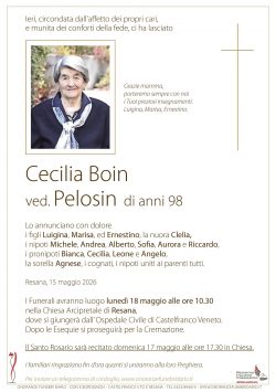 CECILIA BOIN VED. PELOSIN