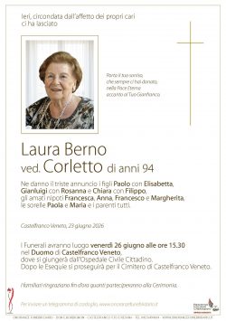 Laura Berno ved. Corletto