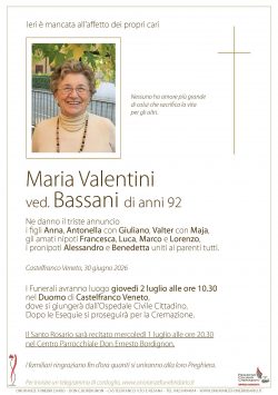 Maria Valentini ved. Bassani