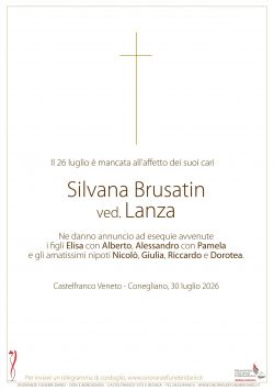 Silvana Brusatin ved. Lanza