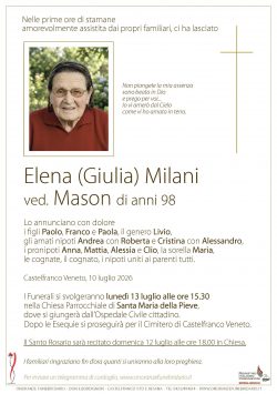 Elena (Giulia) Milani ved. Mason