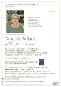 Amabile Milani in Milani