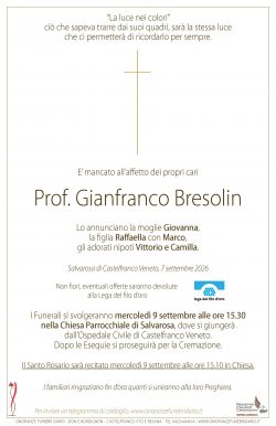 Prof. Gianfranco Bresolin